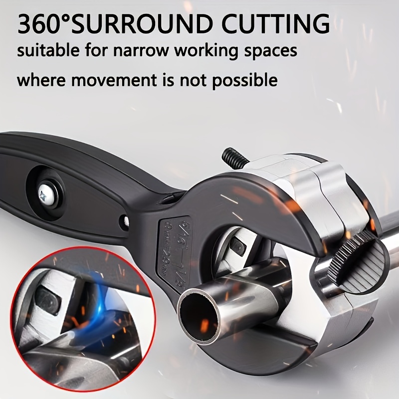 Pipe Cutter Ratchet - Heavy-duty ratchet pipe cutter - cutting