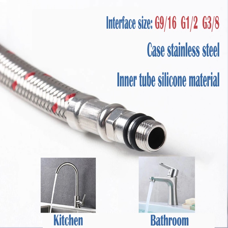 2PCS 60cm Flexible Plumbing Pi - Flexible Hose Braided recensie en prijs