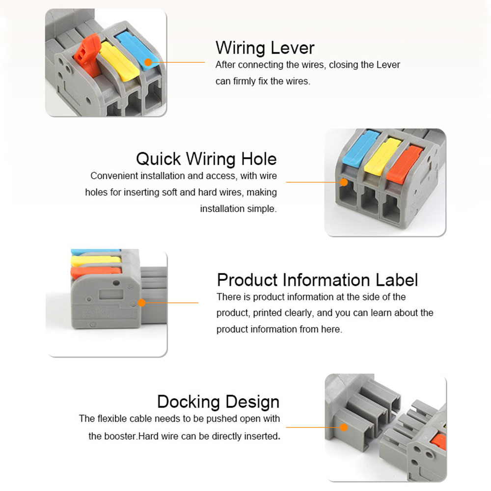5Pcs DF-2604D Mini Docking Qui - Push Fit Connector recensie en prijs