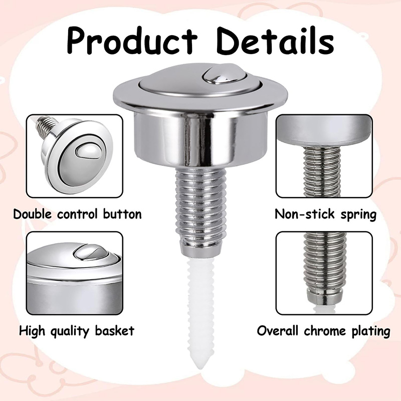Dual Flush Toilet Button Flush - Toilet Fill Valve recensie en prijs