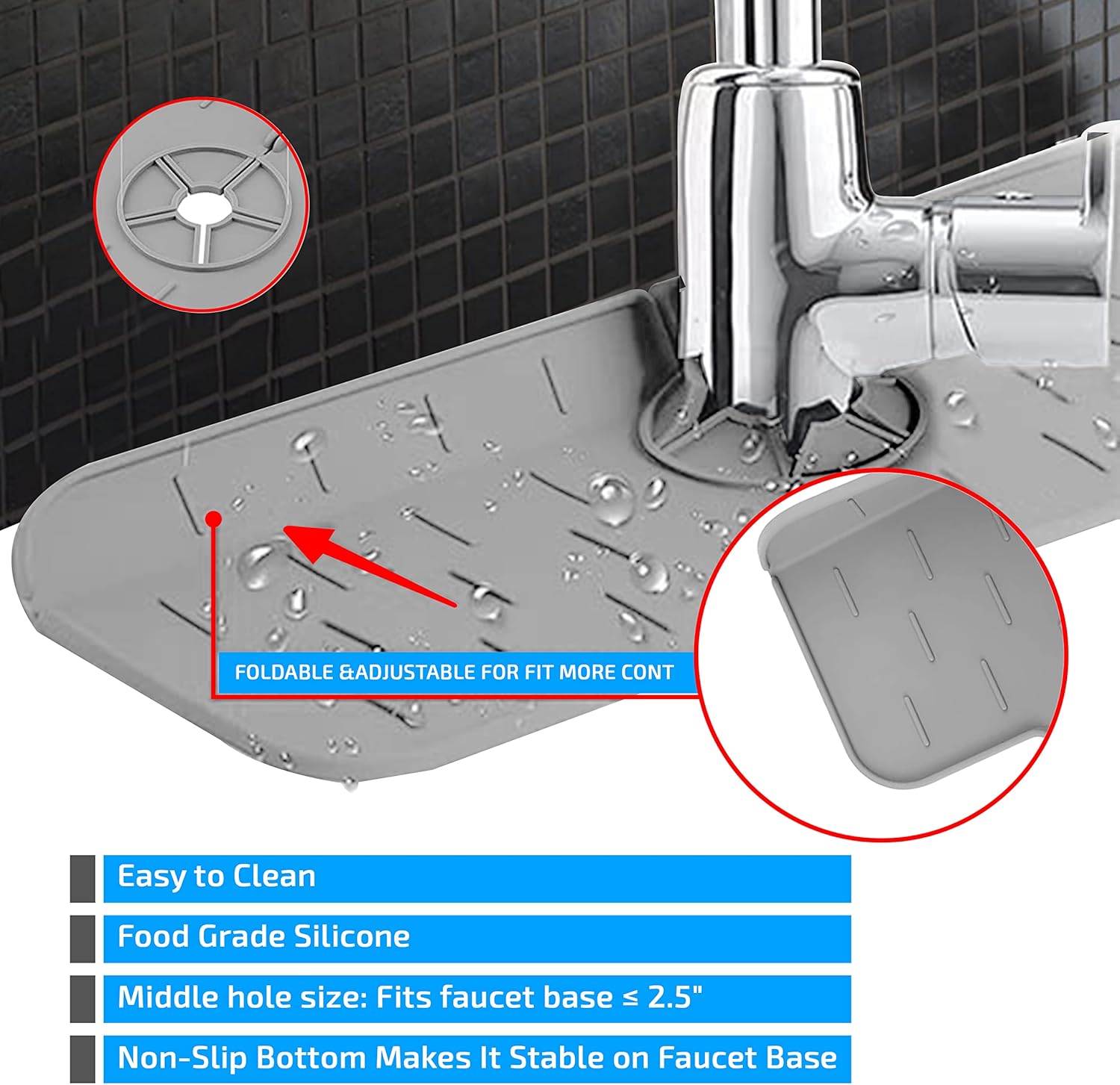 Silicone Faucet Pad for Kitche - Silicone Tap Washer recensie en prijs