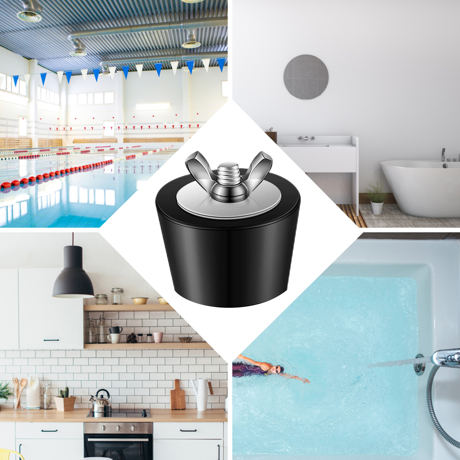 Rubber Winter Antifreeze Pool  - Drain Pipe Clip recensie en prijs