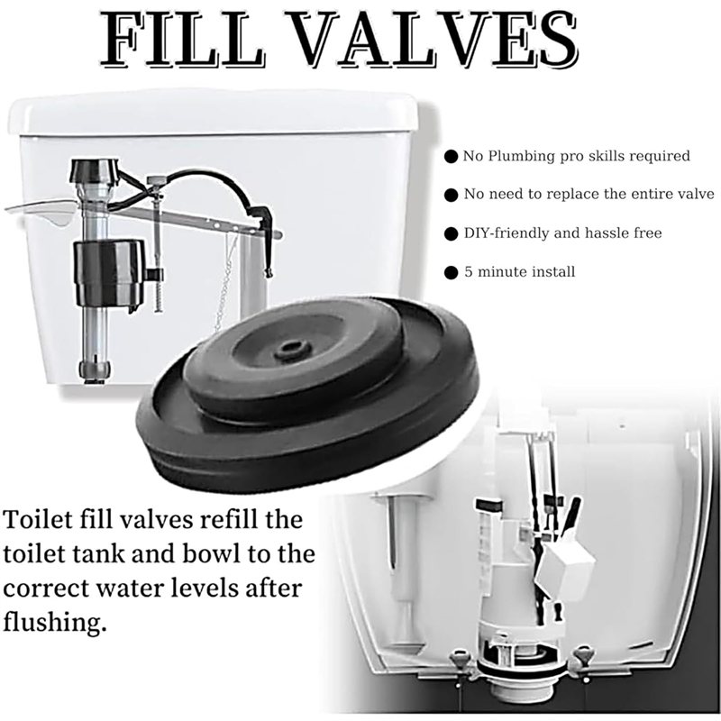 AT19-6Pcs Toilet Tank Fill Val - Toilet Fill Valve recensie en prijs