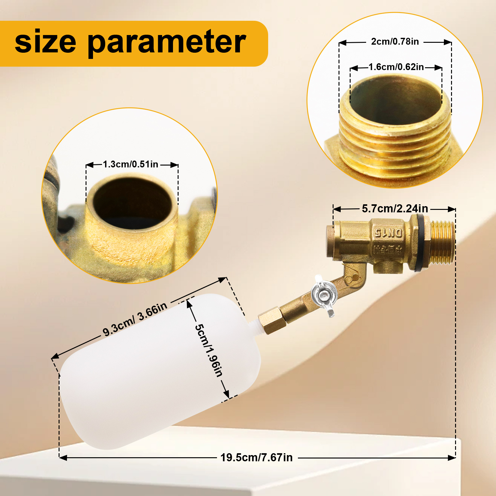 1/2 Inch Copper Calve Float Ba - Float Ball Valve recensie en prijs