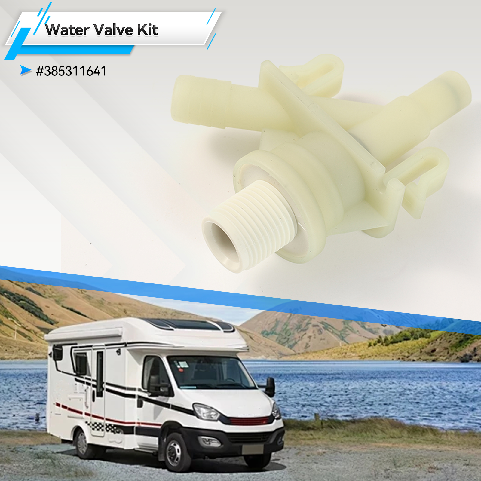 Plastic RV Camper Water Valve  - Toilet Fill Valve recensie en prijs