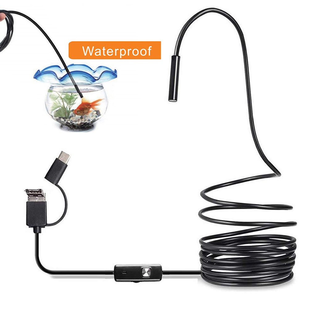 6 LED Light 7mm 1M  Endoscope  - Drain Snake Flexible recensie en prijs