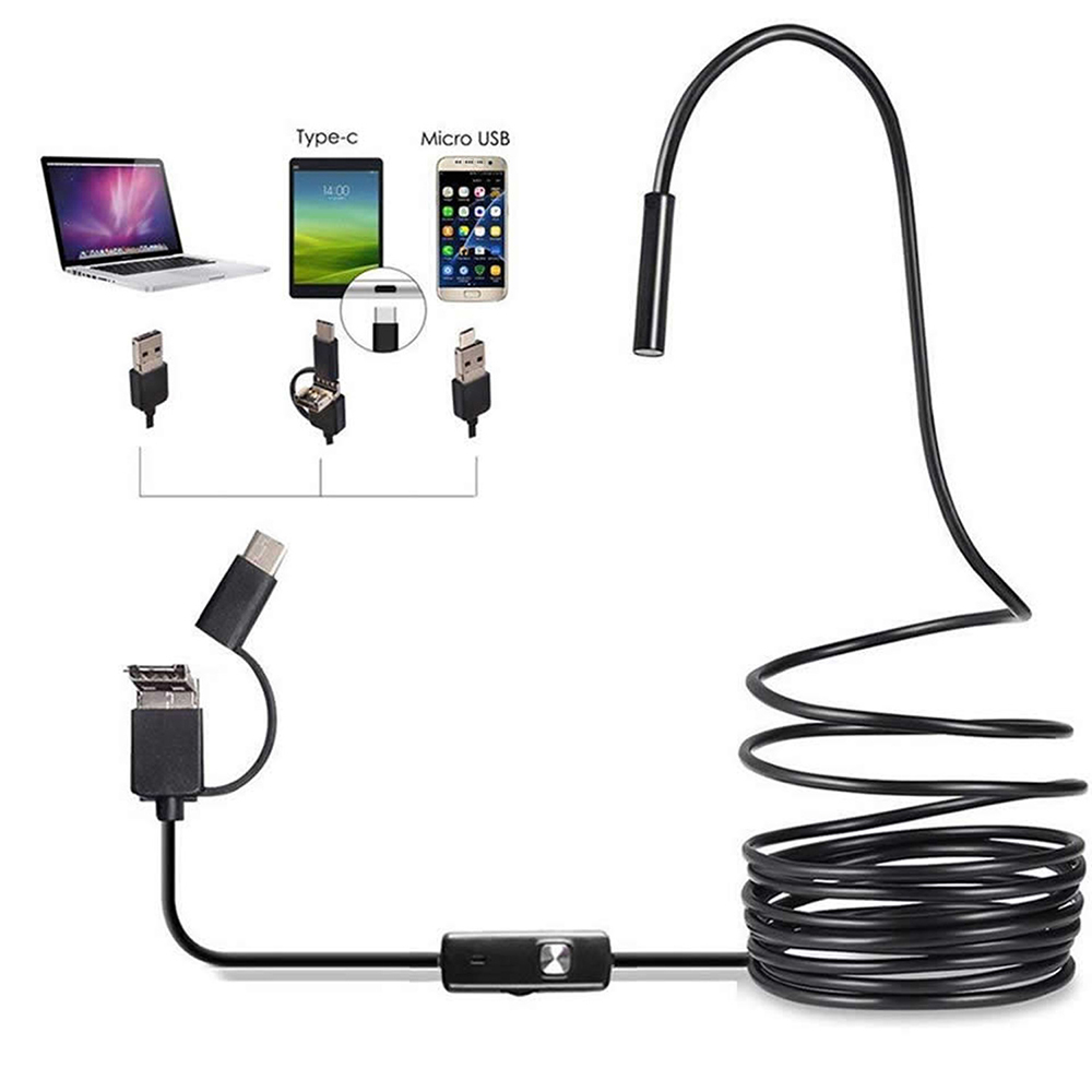 6 LED Light 7mm 1M  Endoscope  - Drain Snake Flexible recensie en prijs