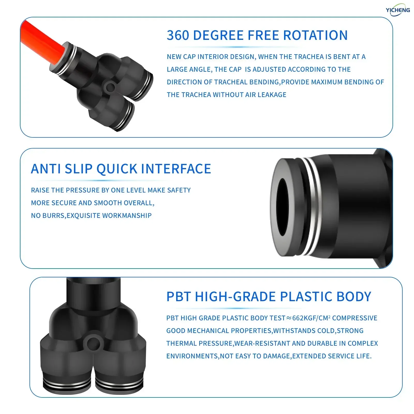 PNEUMATIC Hose Connector 6MM O - Push Fit Connector recensie en prijs