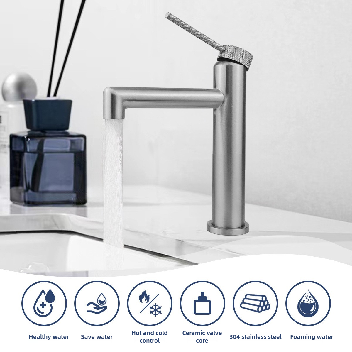 Bathroom Basin Faucet Hot And  - Basin Mixer Cartridge recensie en prijs