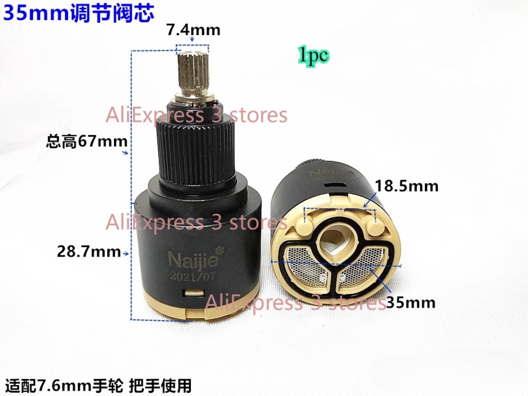 1pcs 28mm/35mm/40mm Water Mixe - Basin Mixer Cartridge recensie en prijs