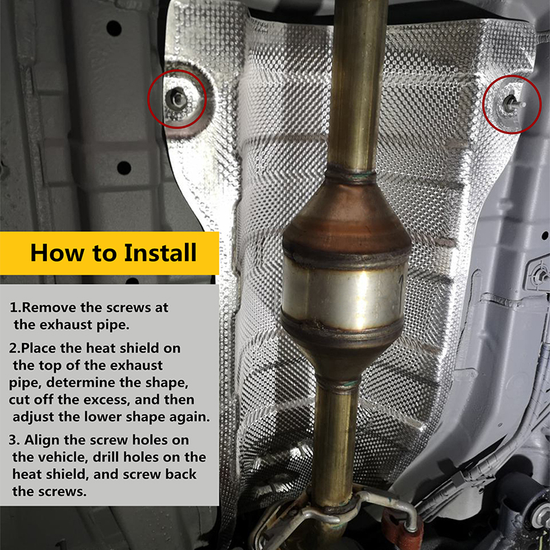 Car Embossed Aluminum Heat Shi - Pipe Freeze Spray recensie en prijs