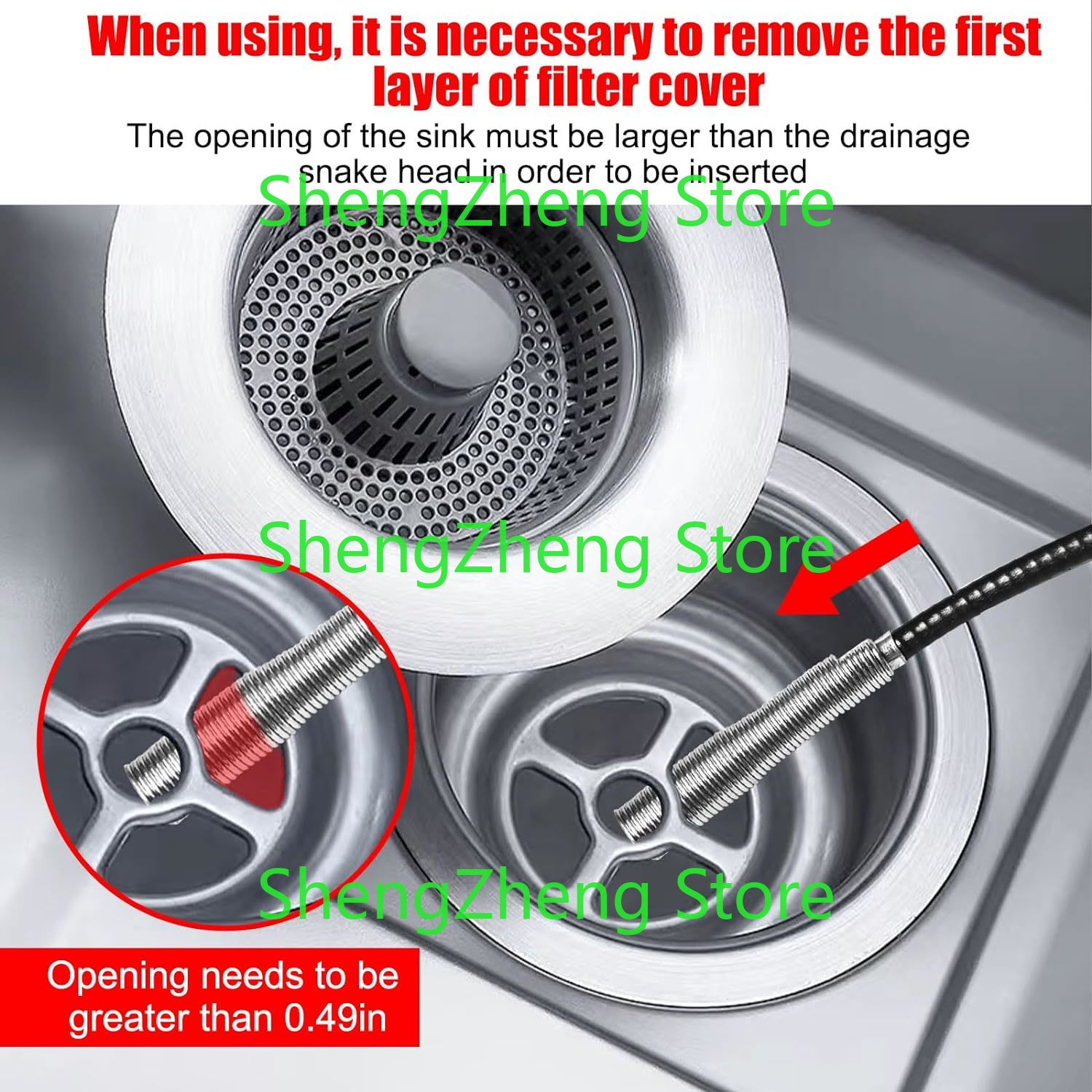 1Pcs Drain Snake Hair Drain Cl - Drain Snake Flexible recensie en prijs