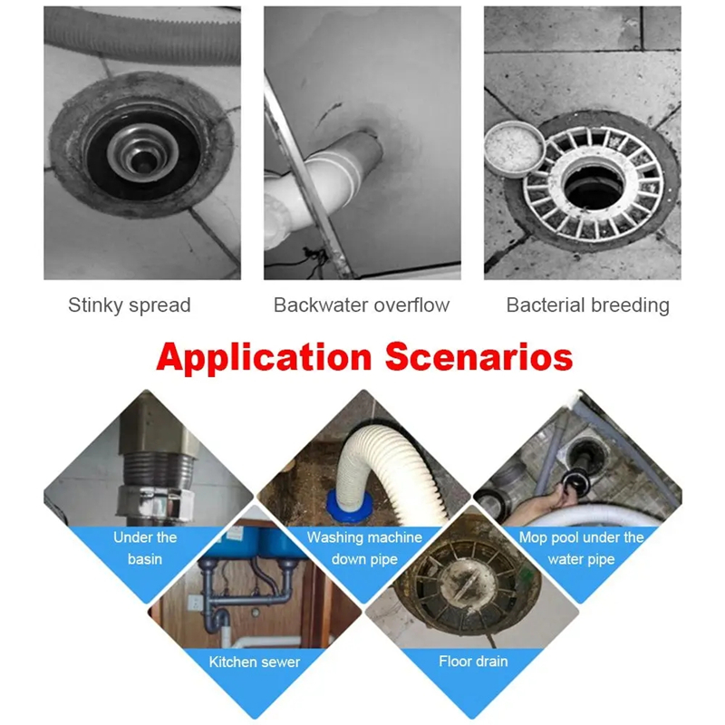 1pcs Drain Pipe Leak-proof Sea - Drain Pipe Clip recensie en prijs