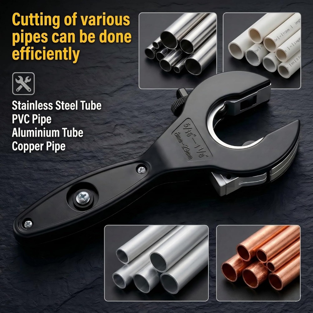 Ratcheting Pipe Cutter, 2 in 1 - Pipe Cutter Ratchet recensie en prijs
