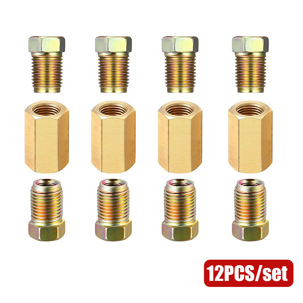 12pcs 3/16 (3/8-24 Inverted) B - Compression Fitting Brass recensie en prijs