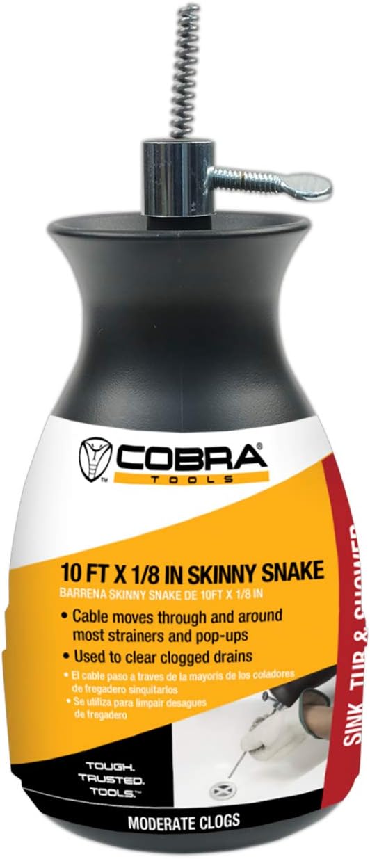 Skinny Snake Drain Cleaner 25  - Drain Snake Flexible recensie en prijs