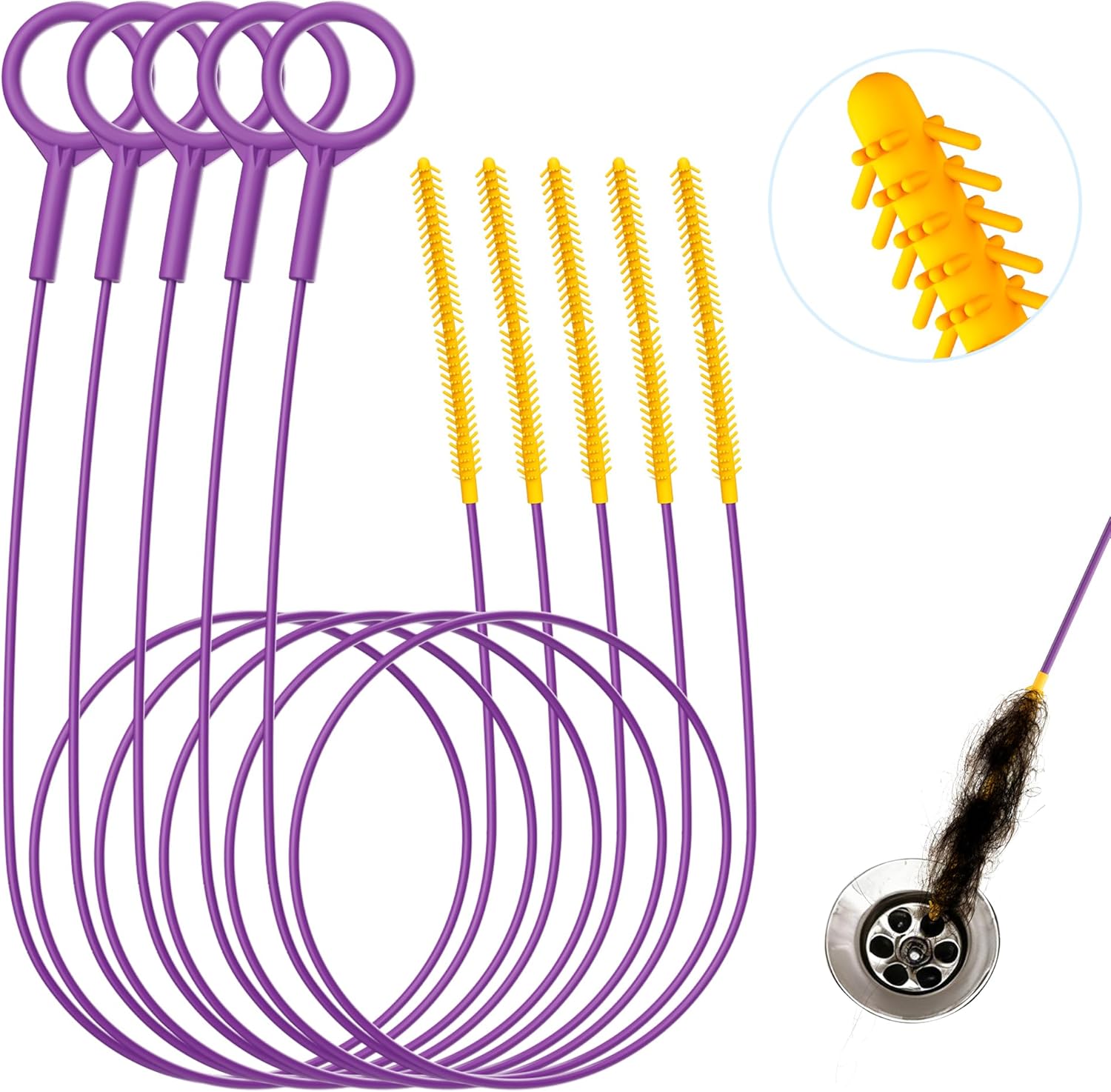 35-Inch Drain Snake Hair Clog  - Drain Snake Flexible recensie en prijs