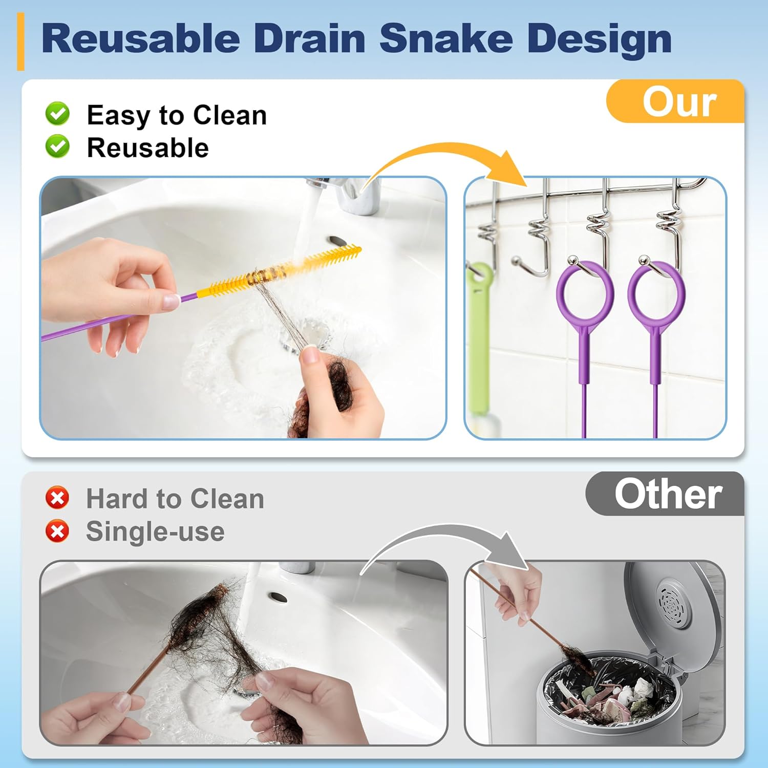 35-Inch Drain Snake Hair Clog  - Drain Snake Flexible recensie en prijs