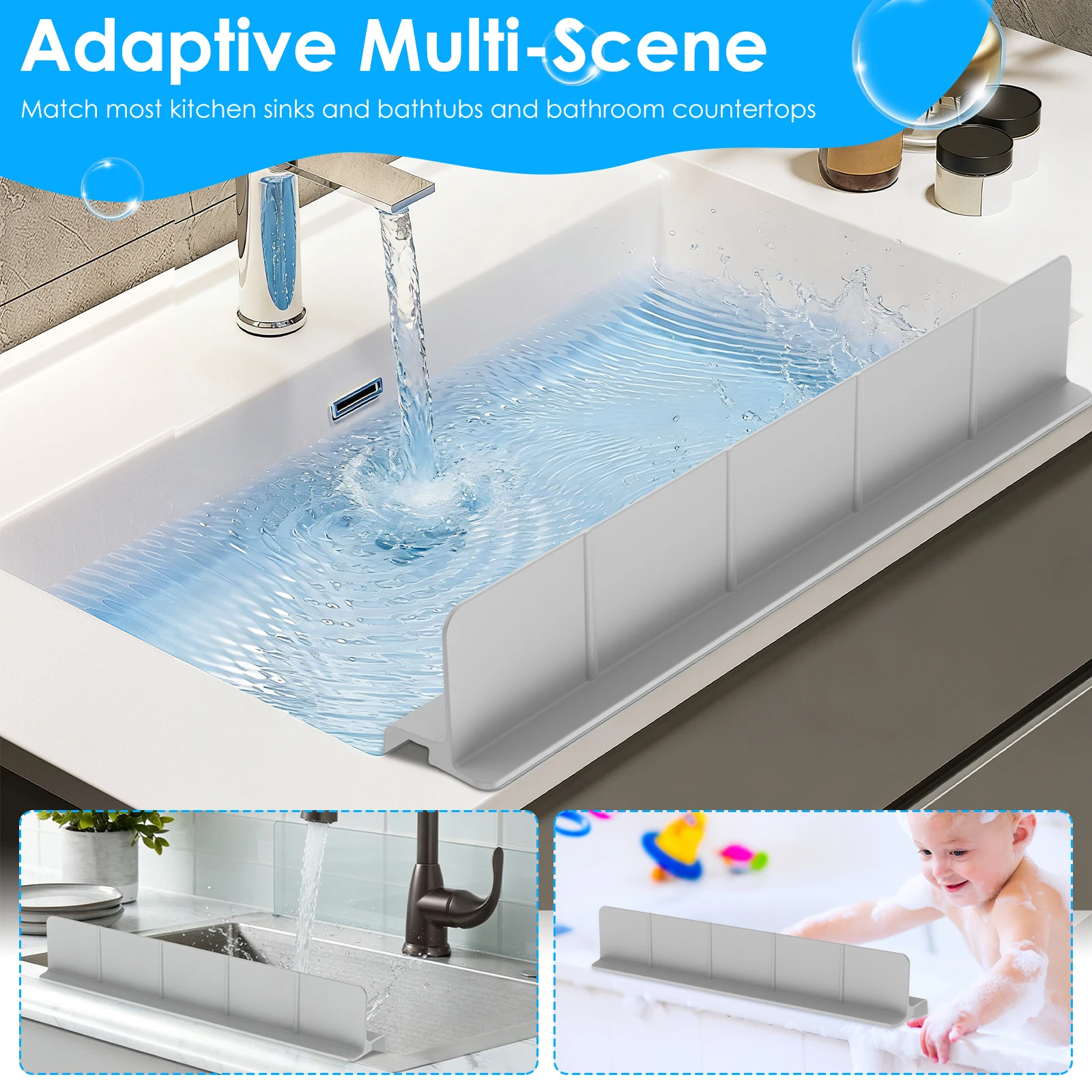 Silicone Sink Splash Guard Kit - Silicone Tap Washer recensie en prijs