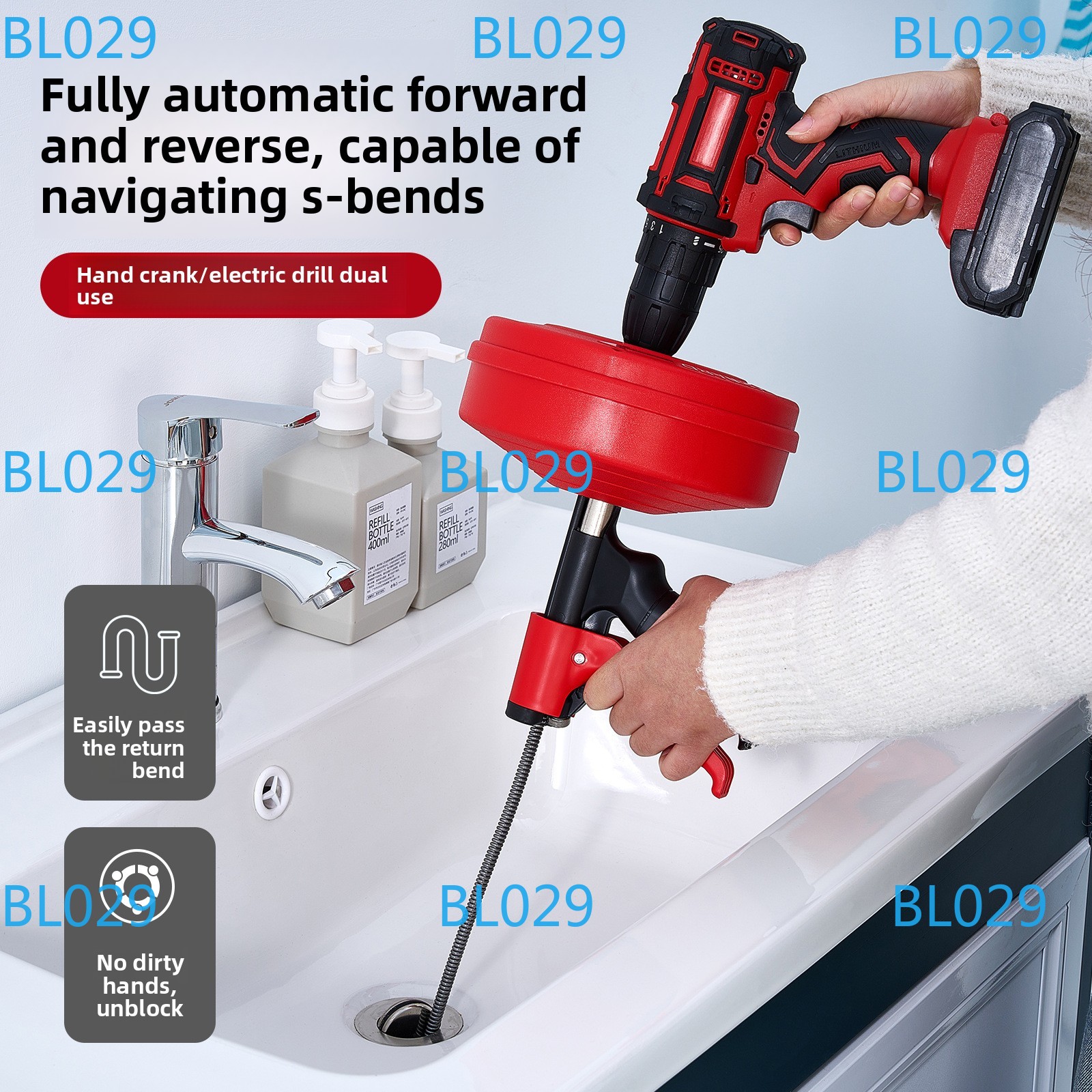 Professional Drain Snake Auger - Drain Snake Flexible recensie en prijs