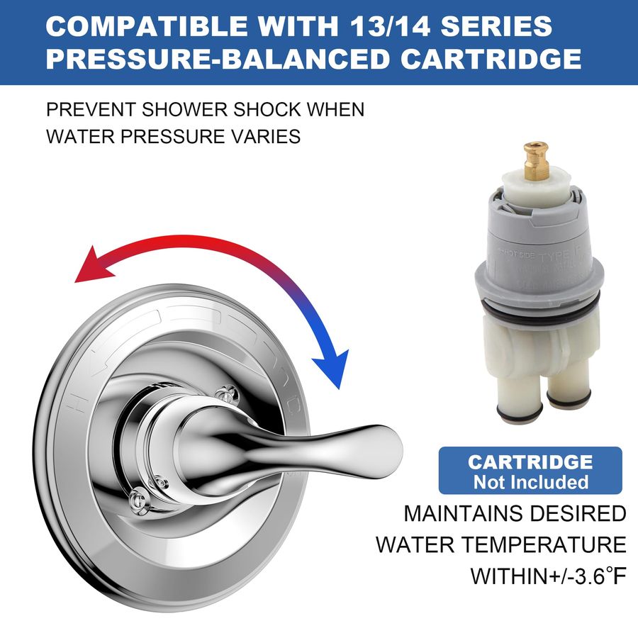 for D Faucet 13 Series SingleF - Shower Valve Cartridge recensie en prijs
