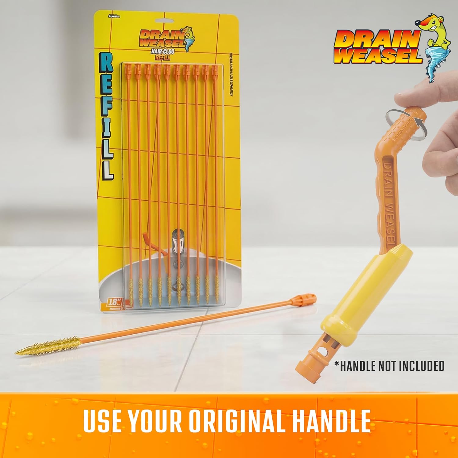 Drain Weasel Refill 10 Pack -  - Drain Snake Flexible recensie en prijs