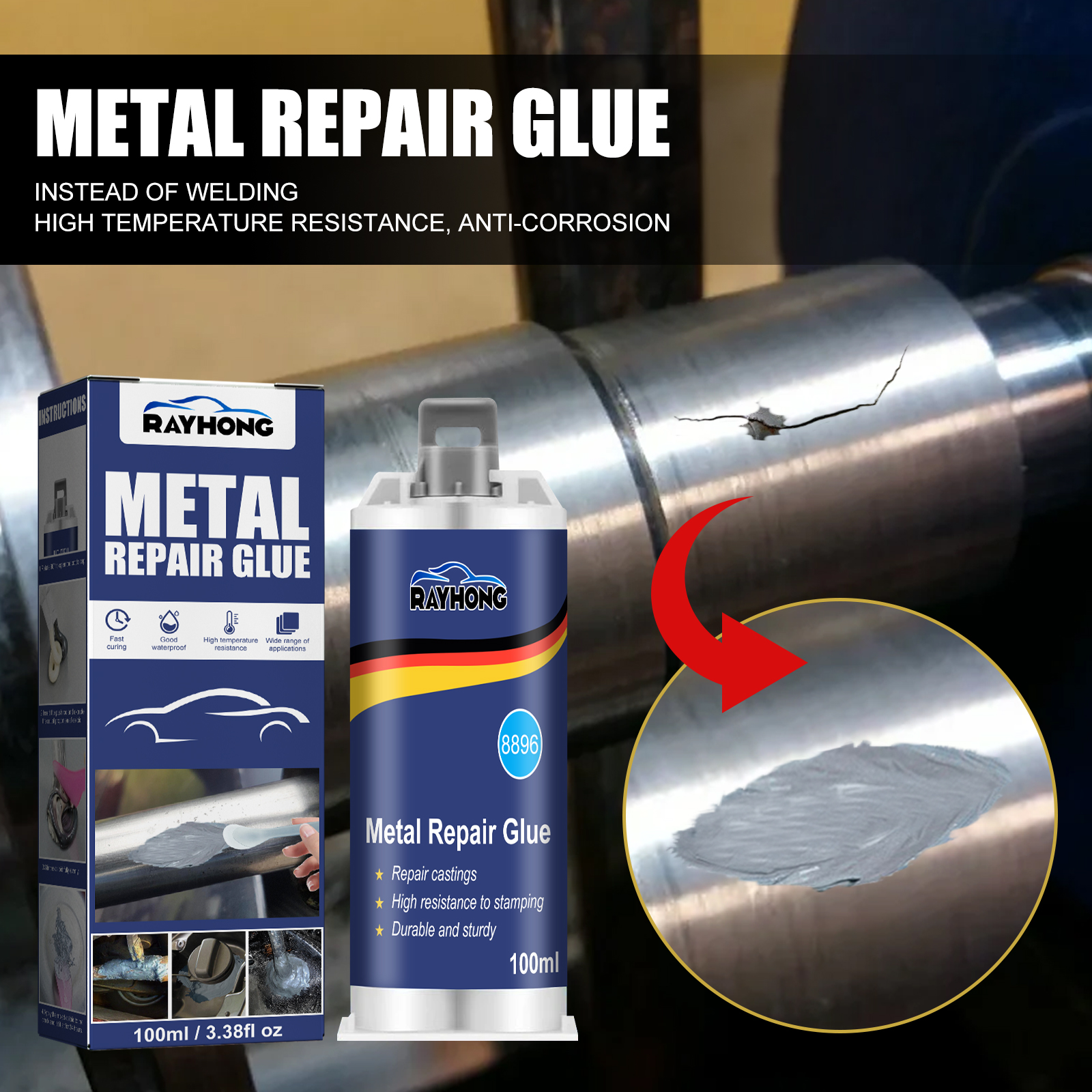 100ml Industrial Metal AB Cast - Solvent Weld Cement recensie en prijs