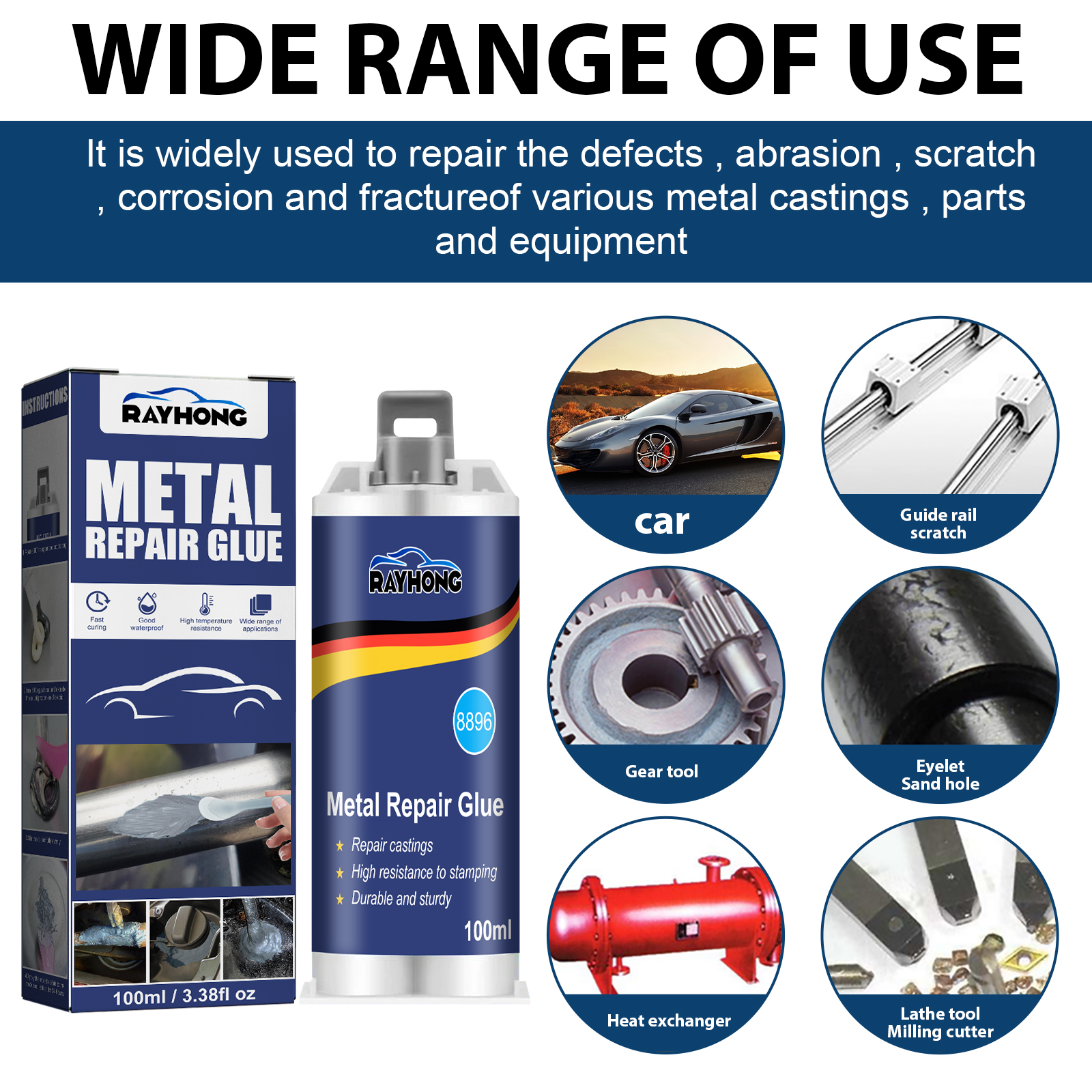 100ml Industrial Metal AB Cast - Solvent Weld Cement recensie en prijs