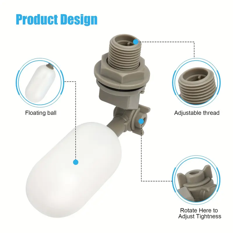4Pcs Farm Cattle Plastic Water - Float Ball Valve recensie en prijs