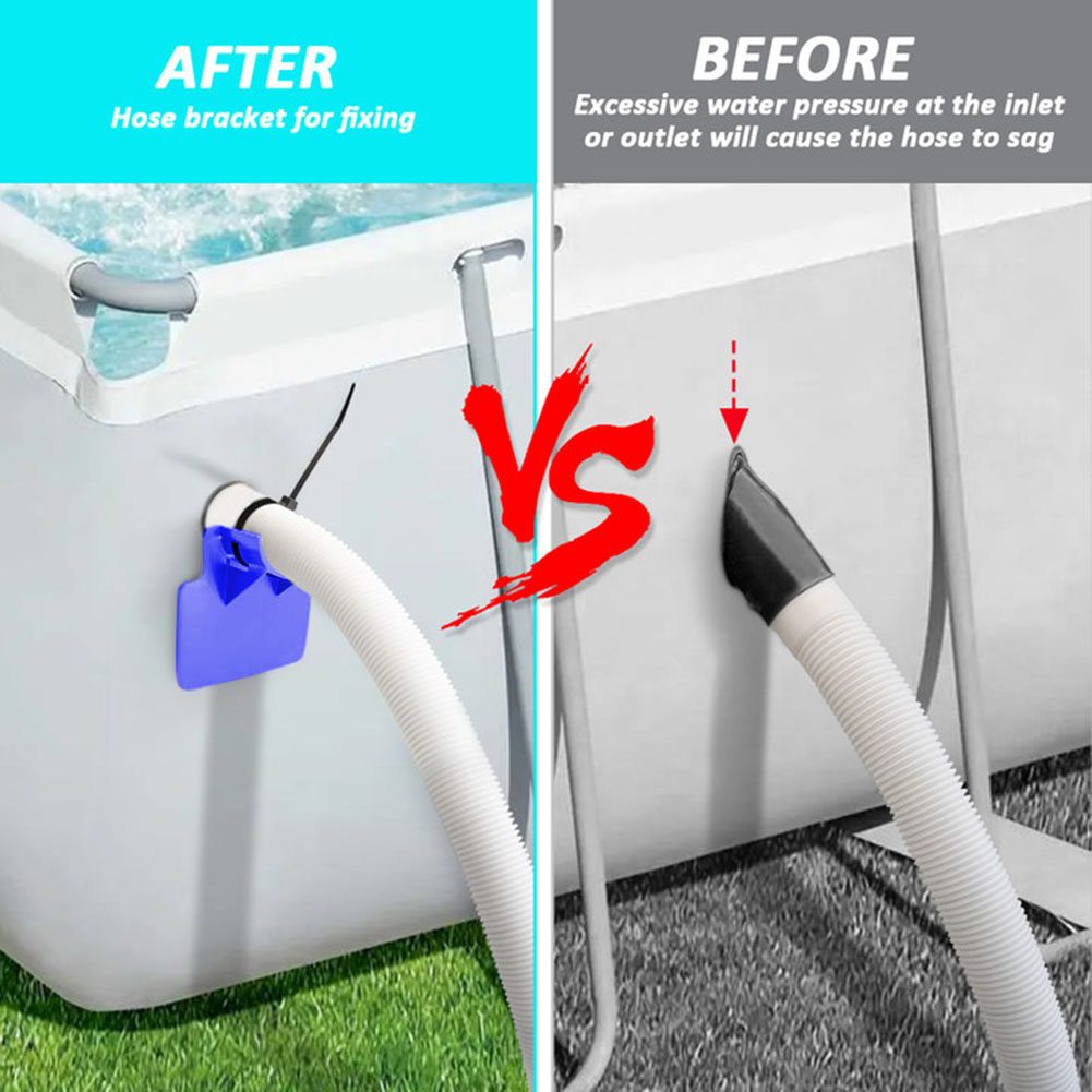 2pcs Swimming Pool Pipe Fixing - Plastic Pipe Clip recensie en prijs