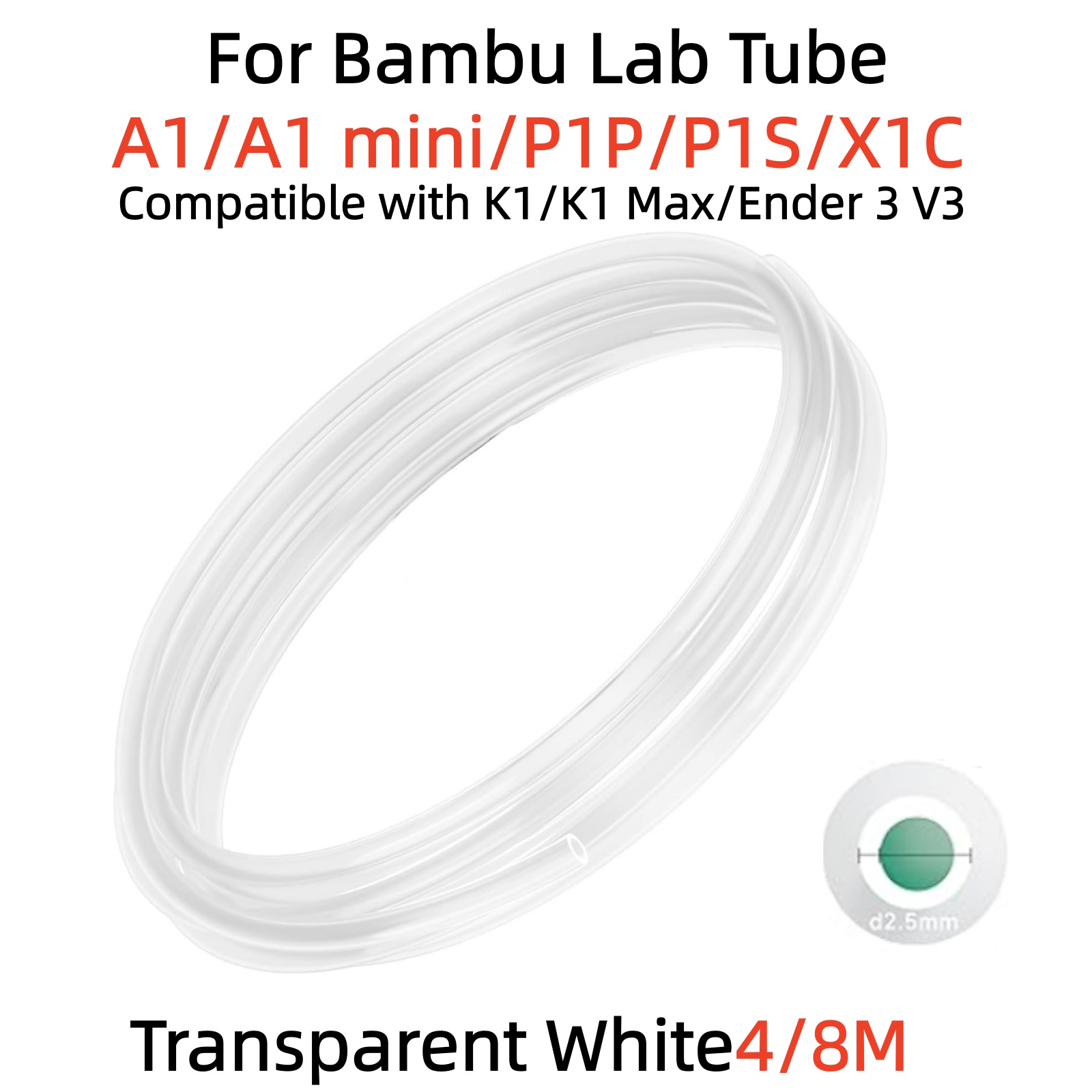 For Bambu Lab Ptfe Tube P1P AM - Ptfe Tape Thread recensie en prijs