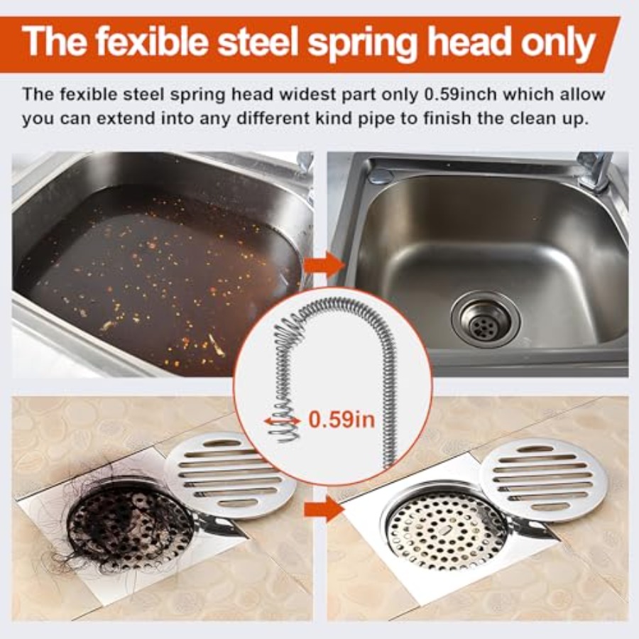 【Spot goods】KINGLEV Drain Snak - Drain Snake Flexible recensie en prijs