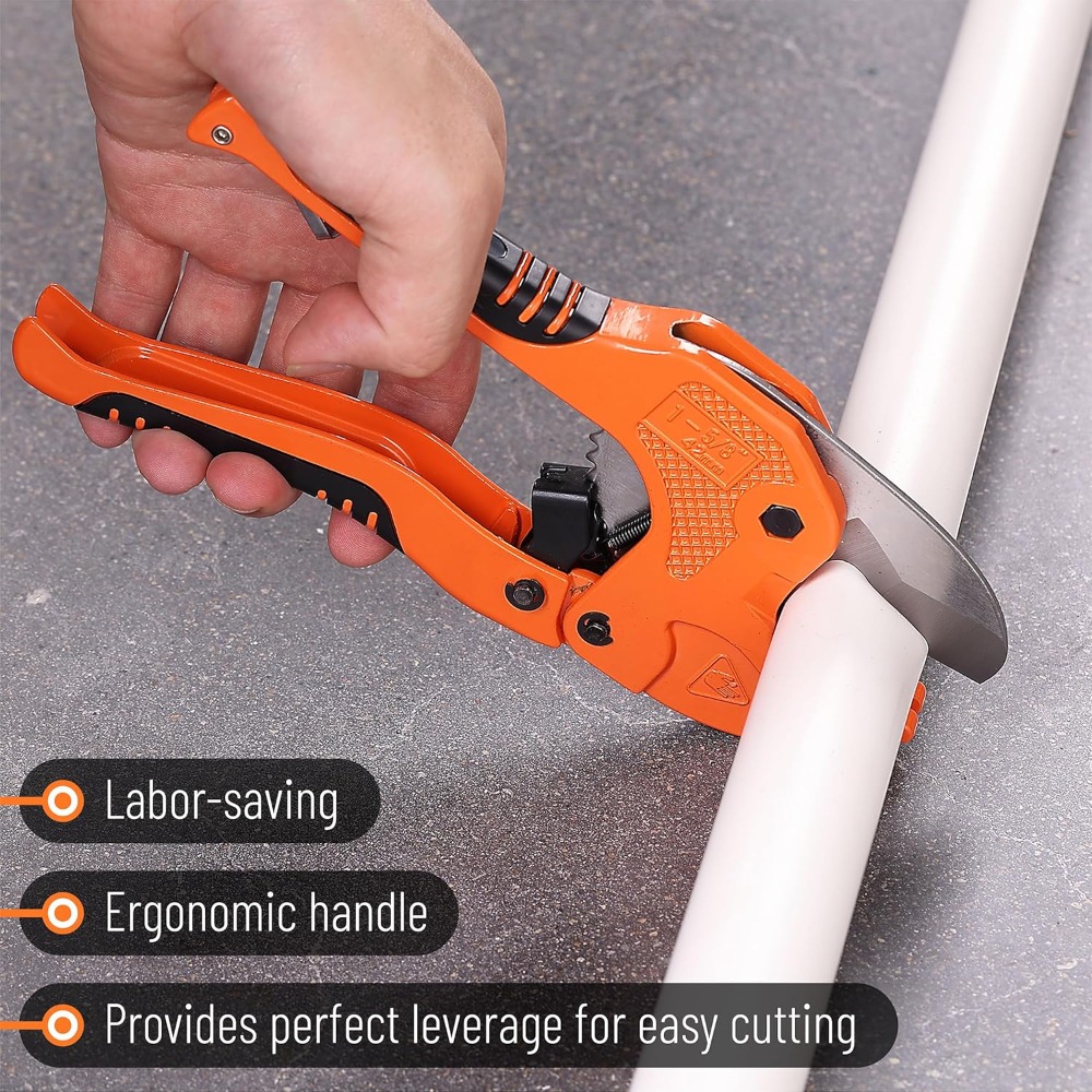 Ratcheting PVC Pipe Cutter, Cu - Pipe Cutter Ratchet recensie en prijs
