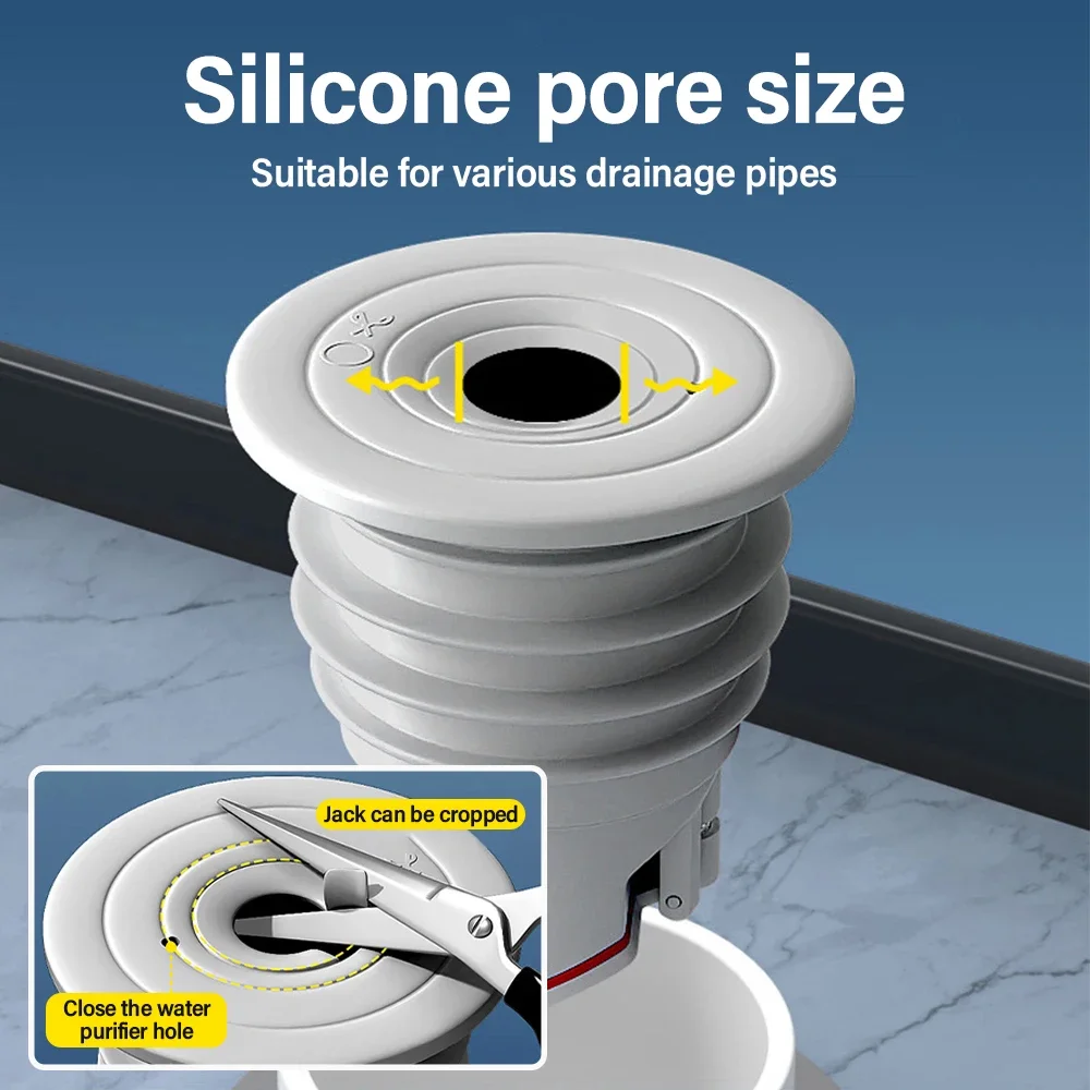 70-75mm Silicone Drains Kitche - Drain Pipe Clip recensie en prijs