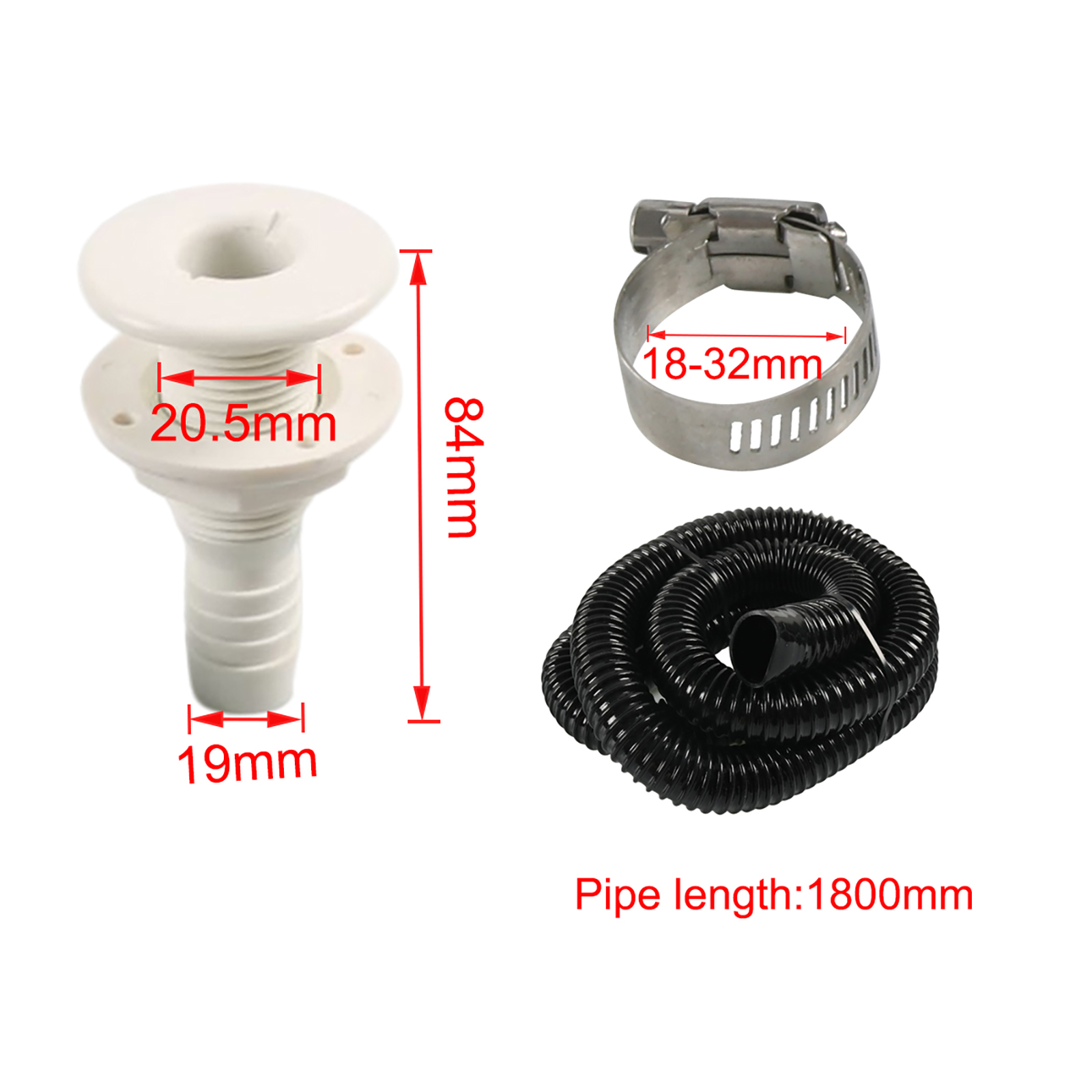 3/4 inch Hose Bilge Pump Insta - Drain Pipe Clip recensie en prijs