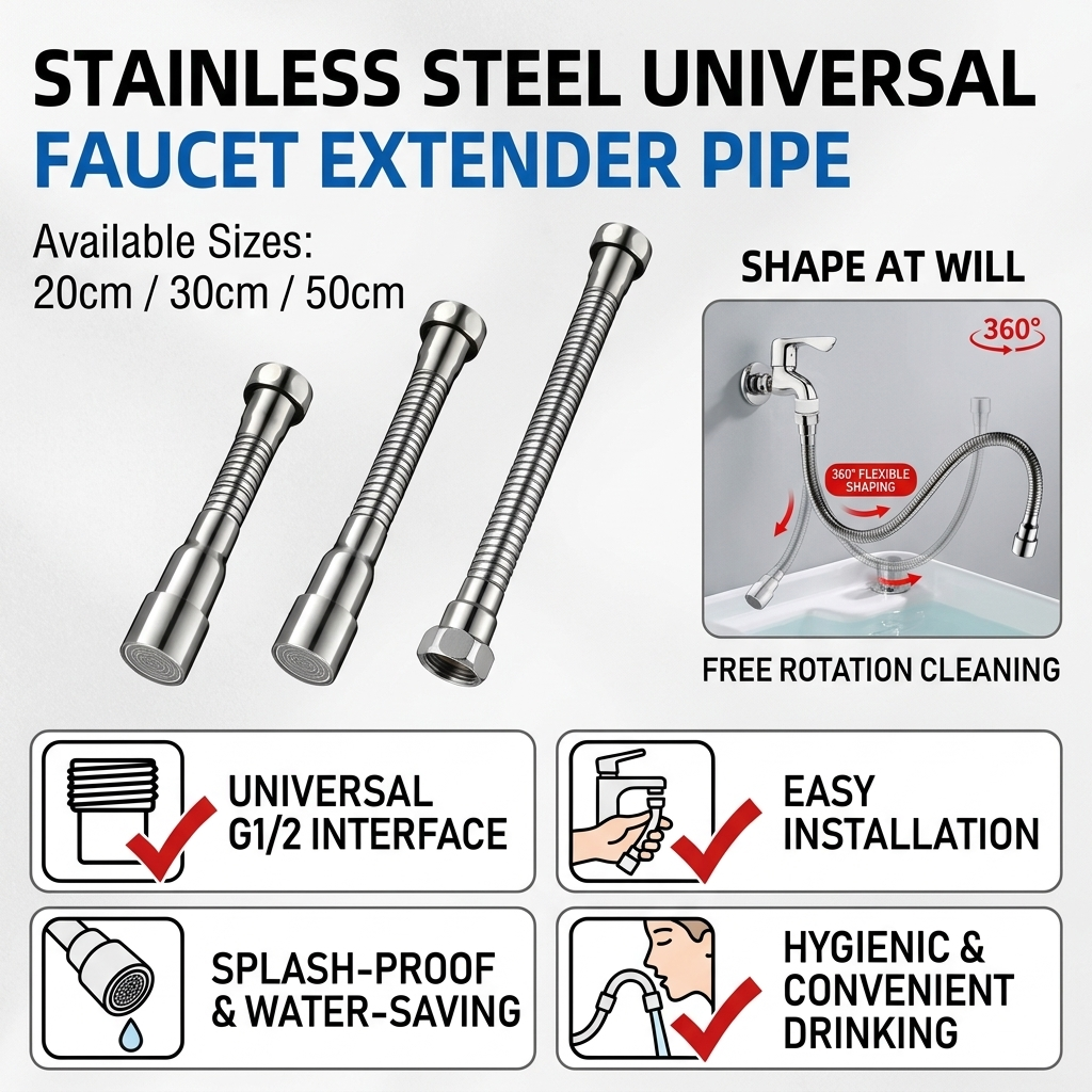 360° Flexible Stainless Steel  - Flexible Hose Braided recensie en prijs