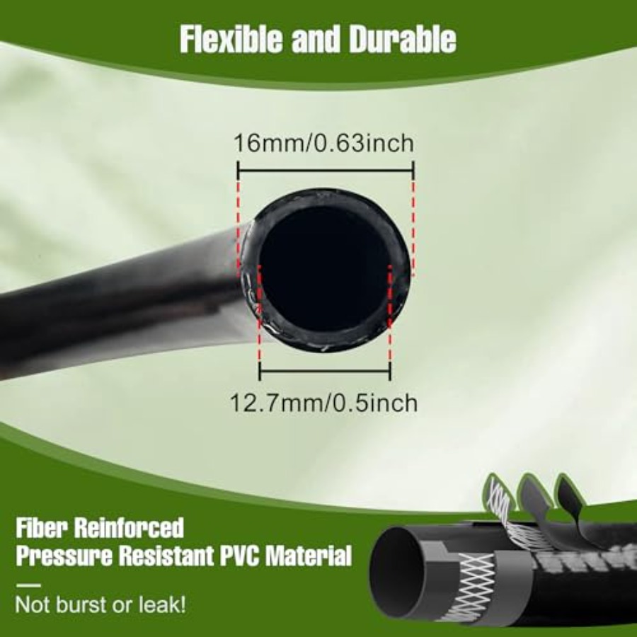 100FT 1/2 Inch Drip Irrigation - Push Fit Connector recensie en prijs