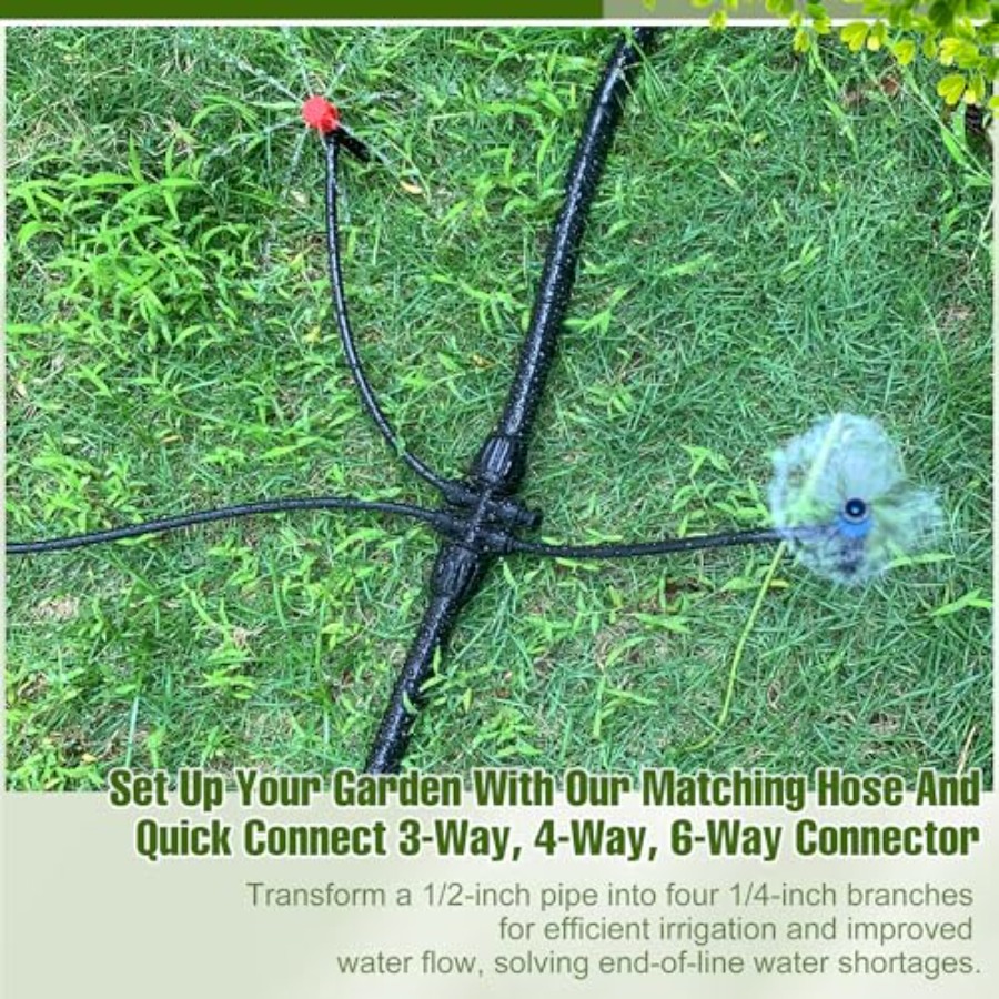100FT 1/2 Inch Drip Irrigation - Push Fit Connector recensie en prijs