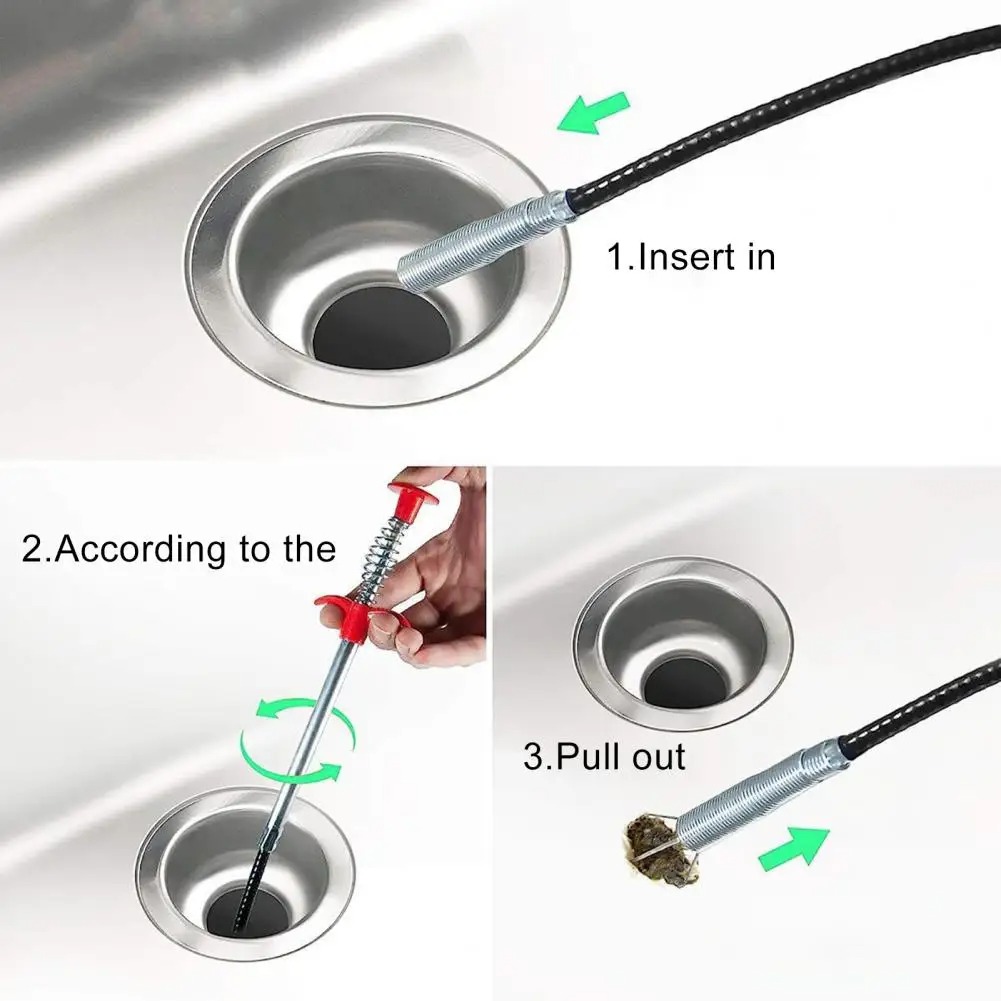 Flexible Spring Snake Drain Pi - Drain Snake Flexible recensie en prijs
