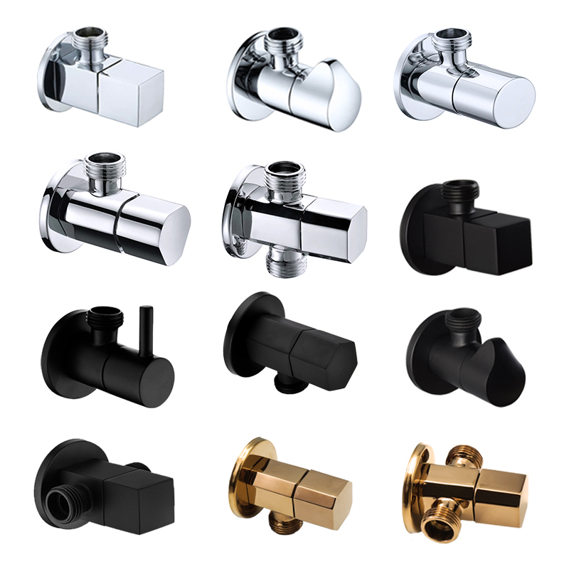 Brass Angle Valve Chrome Black - Toilet Fill Valve recensie en prijs
