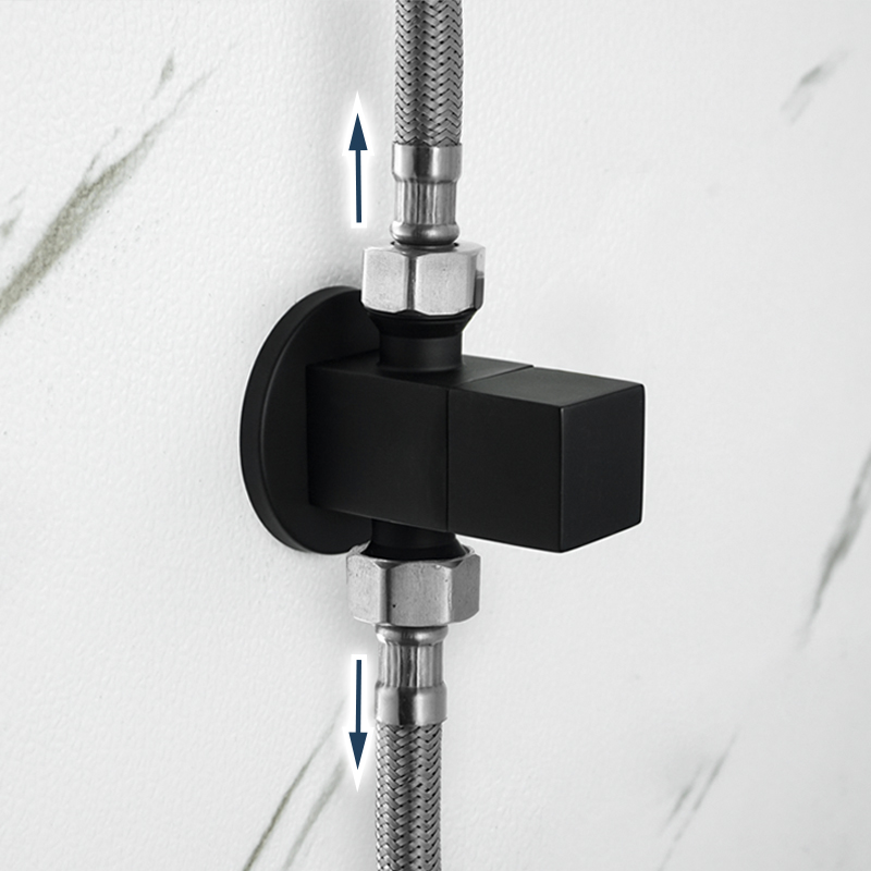 Brass Angle Valve Chrome Black - Toilet Fill Valve recensie en prijs