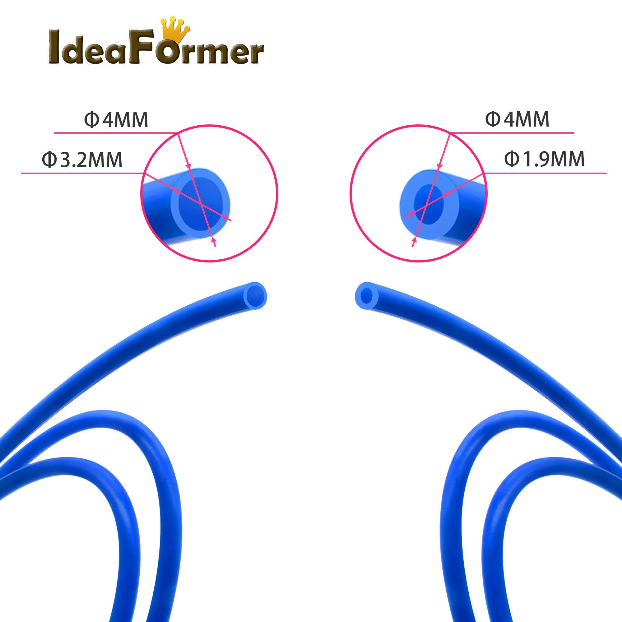 IdeaFormer 1/2/5M PTFE Tube Pi - Ptfe Tape Thread recensie en prijs
